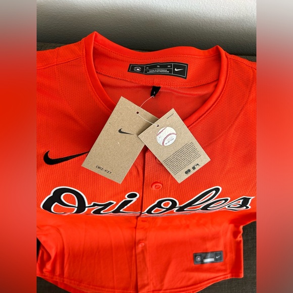 Nike Authentic Baltimore Orioles MLB Baseball Orange Jersey Men’s Sz: XL - Picture 4 of 7